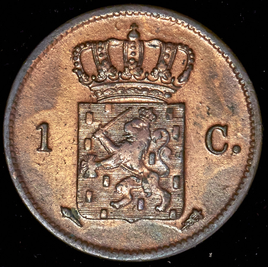 1 цент 1827 (Нидерланды)
