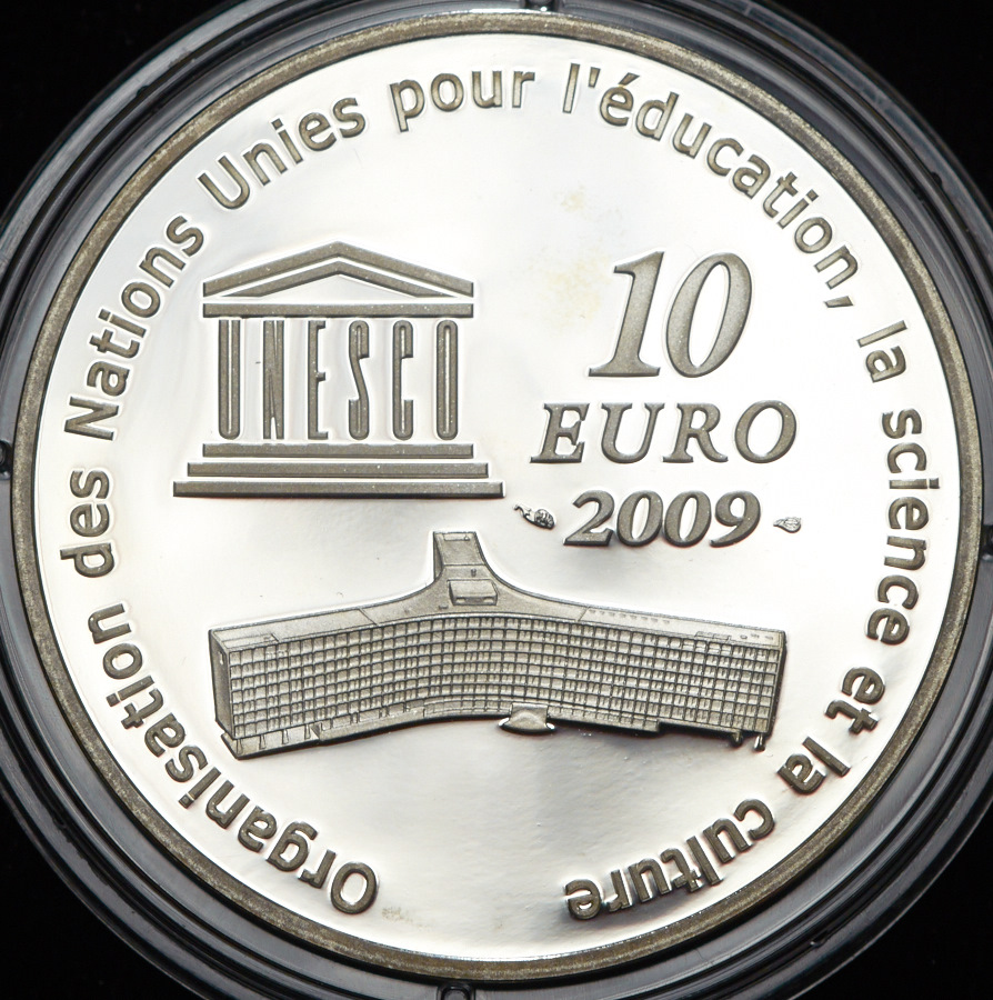 10 евро 2009 "Московский кремль" (Франция) (в п/у)