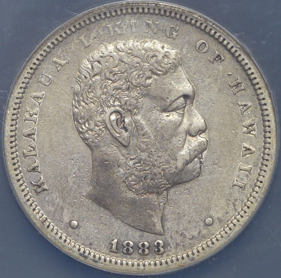 50 центов 1883 (в слабе)