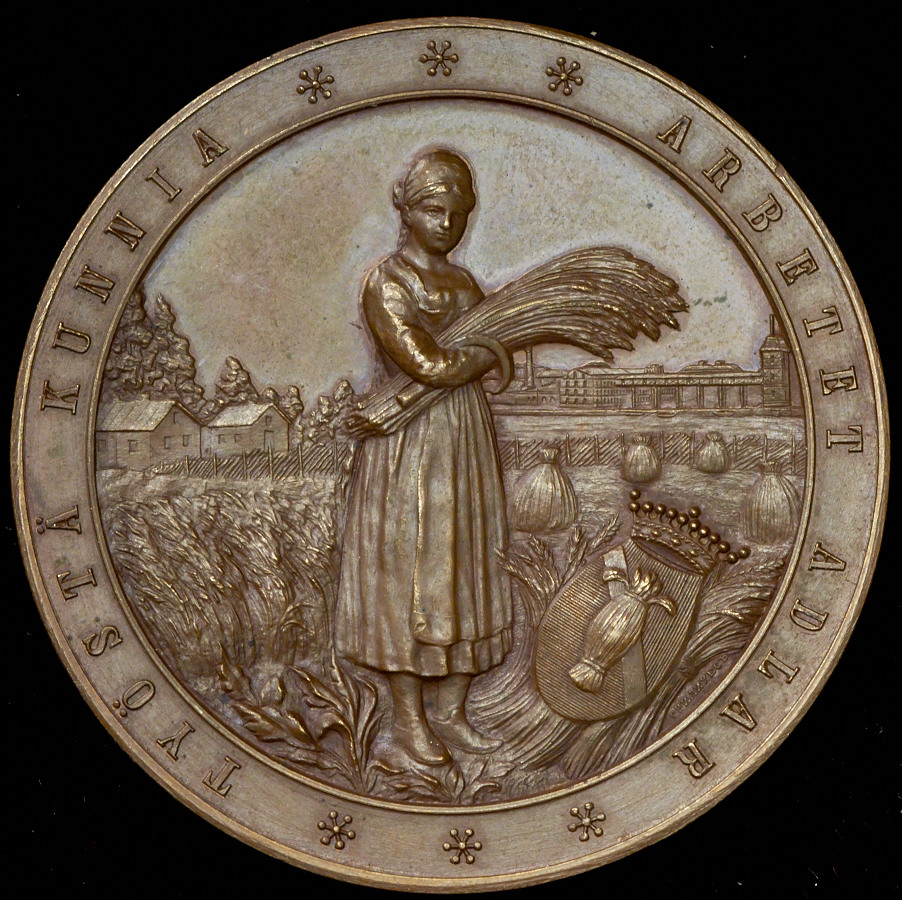Медаль "10-я сельскохозяйственная выставка в Вазе" 1894