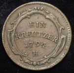 1 крейцер 1794 (Австрия)