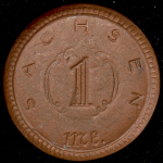 1 марка 1921 (Саксония)