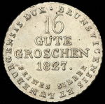 16 грошей 1827 (Ганновер)