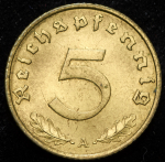 5 пфеннингов 1938 (Германия)