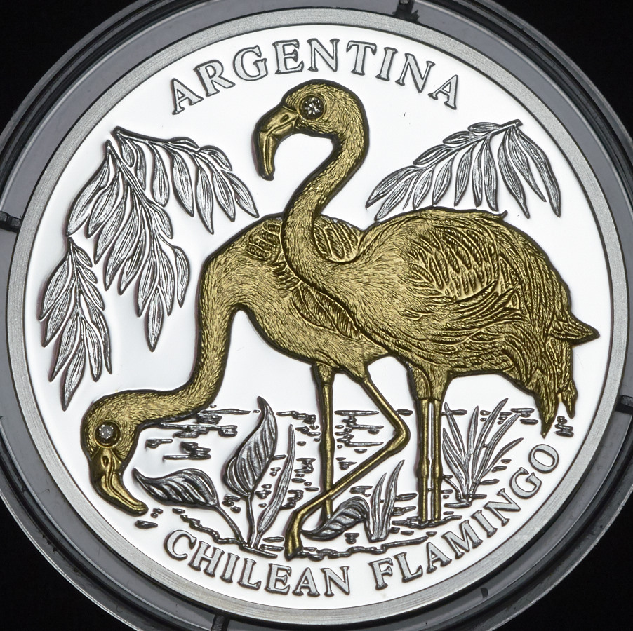 10 долларов 2005 "Чилийский фламинго" (Либерия)