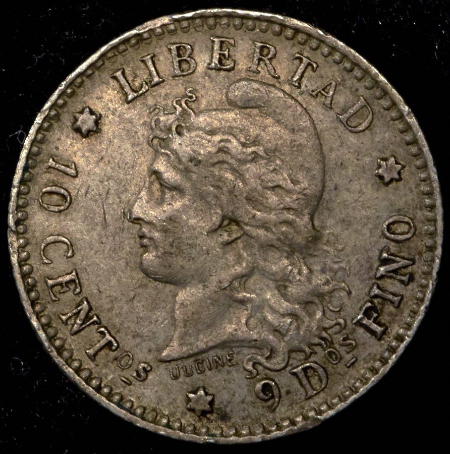 10 сентаво 1883 (Аргентина)