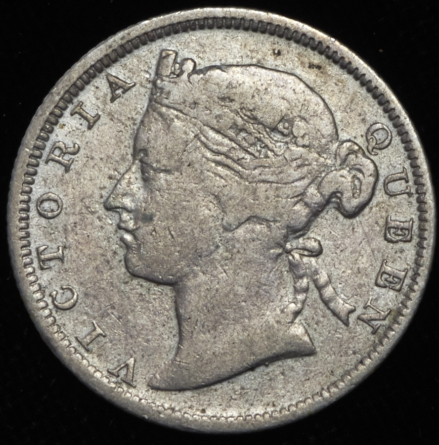 20 центов 1866 (Гонконг)