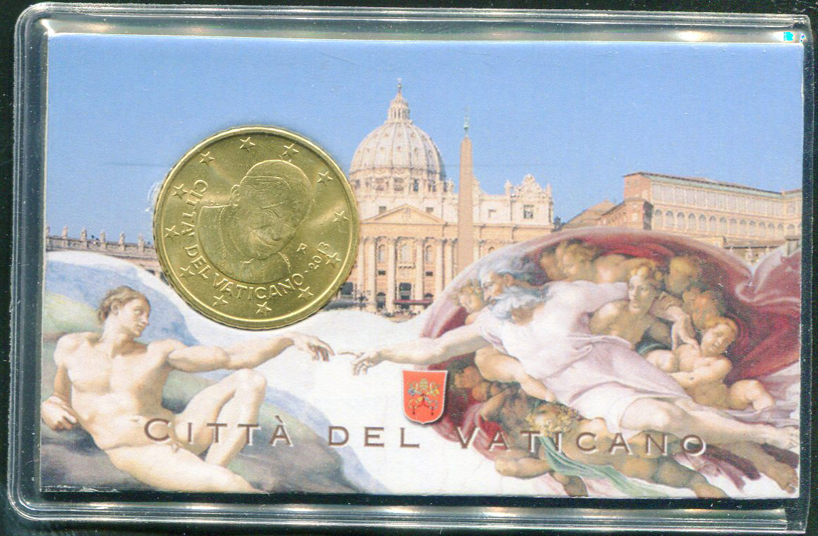 50 центов 2013 "Ватикан" (в п/у)