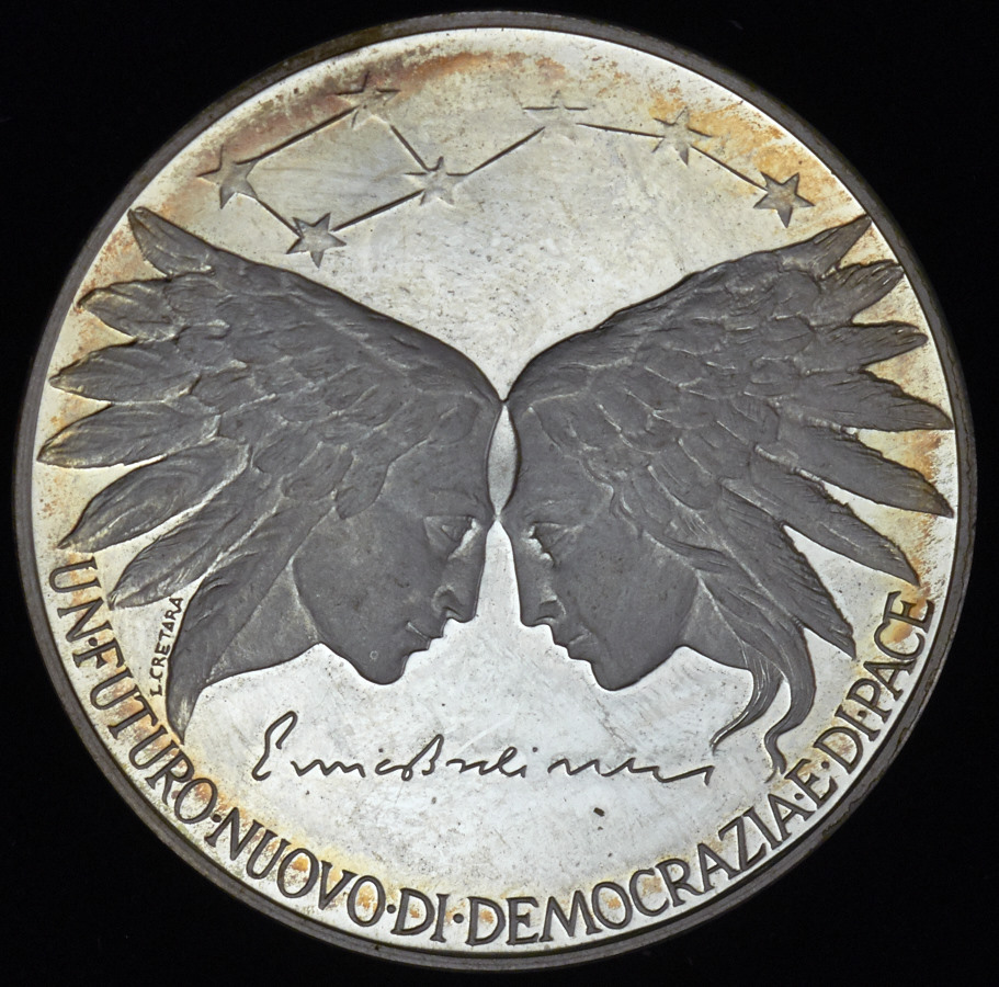 Медаль "Национальный праздник газеты "l'Unita" 1984 (Италия) (в п/у)