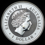 1 доллар 2007 "Год свиньи" (Австралия)