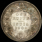 1 рупия 1900 (Индия)