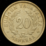 20 марок 1934 (Финляндия)