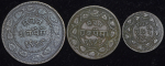 Набор из 3-х медных монет (Индия)
