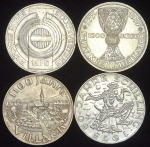 Набор из 4-х сер  монет (Австрия)