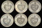 Набор из 6-ти монет (Куба)