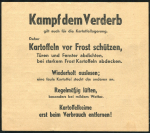 Лист талонов на картофель 1945 (Германия)