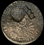 Ефимок с признаком 1655 года на талере 1622 года