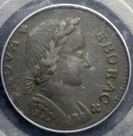 Монета "Nova Eborac" 1787 (США) (в слабе)