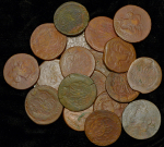 Набор из 20-ти медных монет 2 копейки