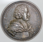 Медаль "В память победы над шведами при Полтаве 27 июня 1709 года" (в слабе)