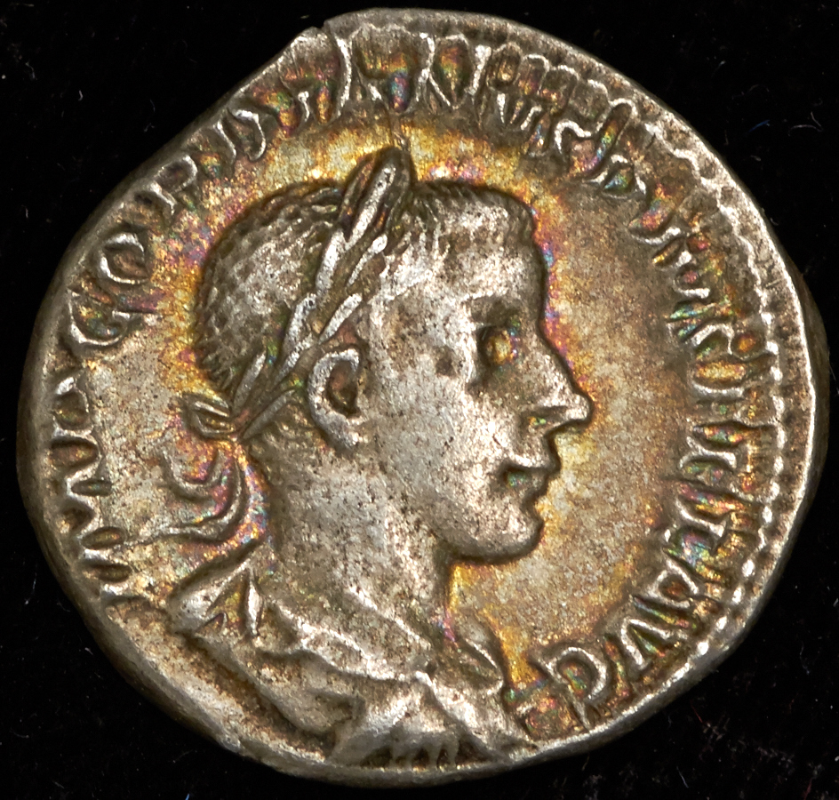 Денарий  Гордиан III Пий  Рим империя