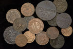 Набор из 17-ти медных монет