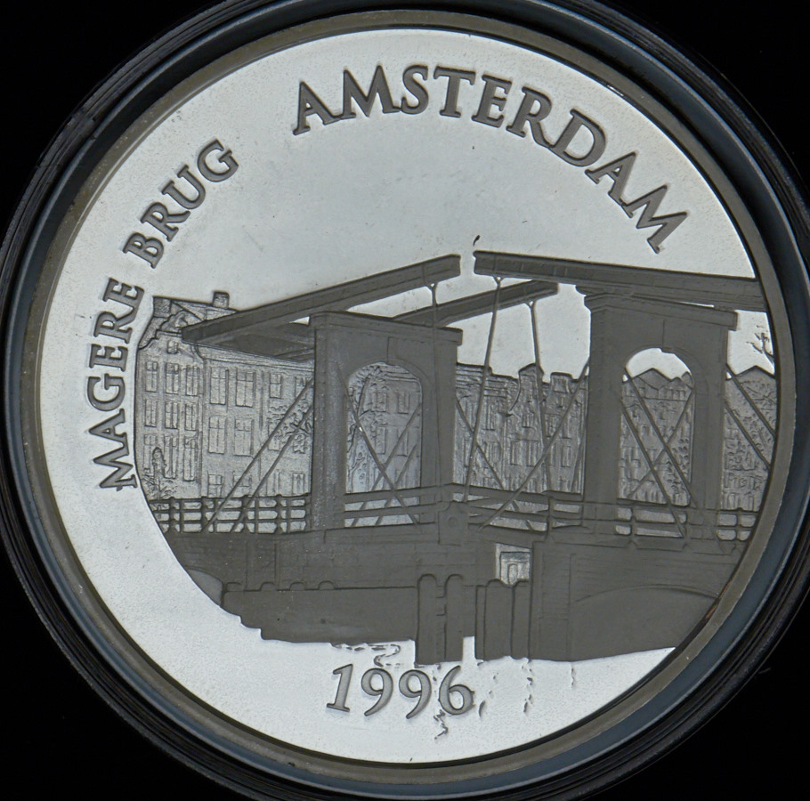 100 франков - 15 евро 1996 "Магере-Брюг  Амстердам" (Франция)