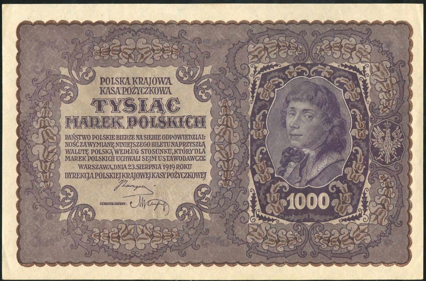 1000 марок 1919 (Польша)