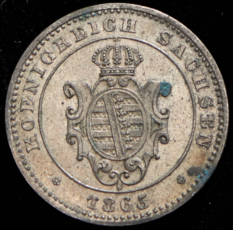2 гроша  - 20 пфеннигов 1865 (Саксония)