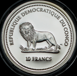 10 франков 2004 "Птица" (Конго)