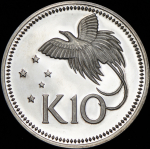 10 кина 1975 (Папуа - Новая Гвинея)