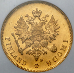 10 марок 1913 (Финляндия) (в слабе)