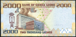 2000 леонов 2016 (Сьерра-Леоне)