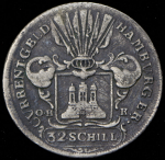 32 шиллинга 1762 (Гамбург)