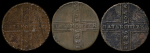 Набор из 3-х медных монет 5 копеек