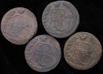 Набор из 8-ми монет 5 копеек (Екатерина II)