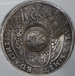 Ефимок с признаком 1655 года на талере 1648 года (в слабе)