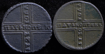 Набор из 2-х медных монет 5 копеек