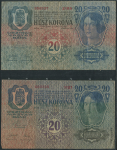 Набор из 2-х 20 крон 1913 (Австро-Венгрия)
