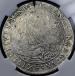 Ефимок с признаком 1655 года на талере 1651 года (в слабе)