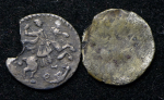 Набор из 2-х сер. монет Копейка 1718