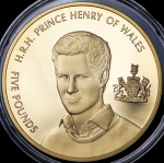 5 фунтов 2005 "Принц Генри" (Олдерни)