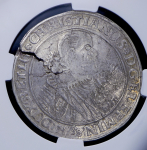 Ефимок с признаком 1655 года на талере 1624 года (в слабе)