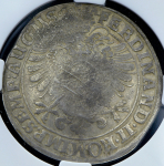Ефимок с признаком 1655 года на талере 1622 года (в слабе)