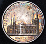 Медаль 1843  "Кафедра епископства Вирце-Бургенсиса" (Вюрцбург)