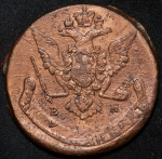 Набор из 7-ми медн  монет 5 копеек 1760-е