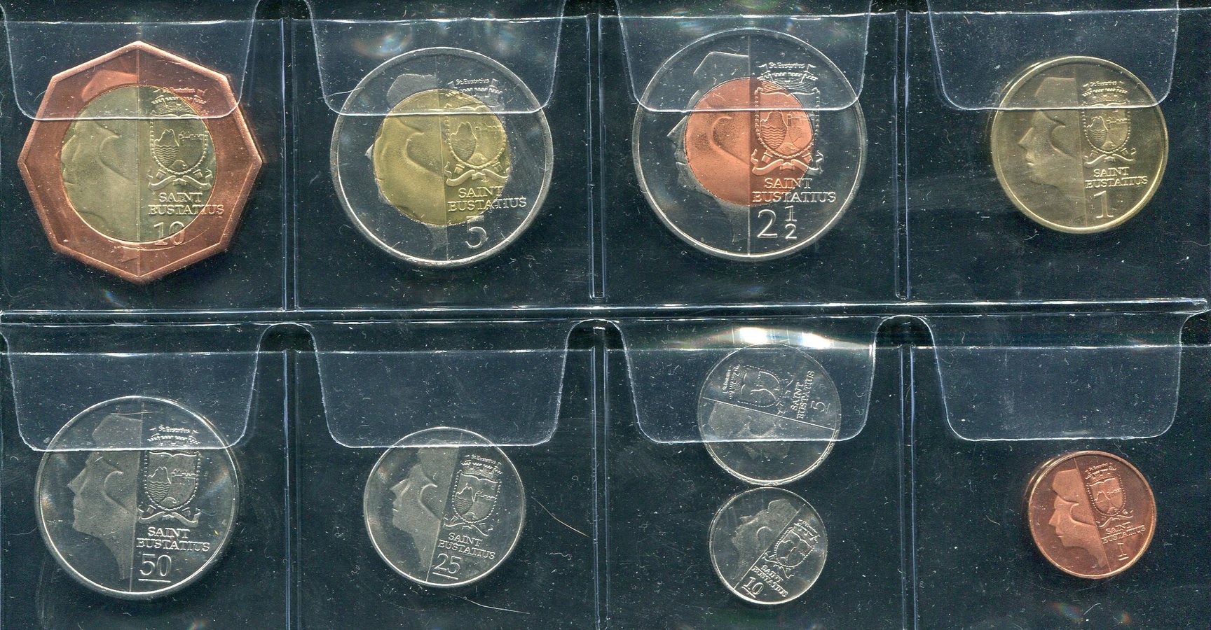 Набор из 9-ти монет 2013 (Синт-Эстатиус)