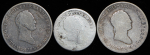 Набор из 3-х сер. монет (Александр I)