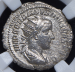 Антониниан. Гордиан III. Рим империя (в слабе)