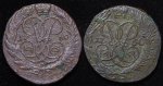 Набор из 2-х монет 2 копейки 1760